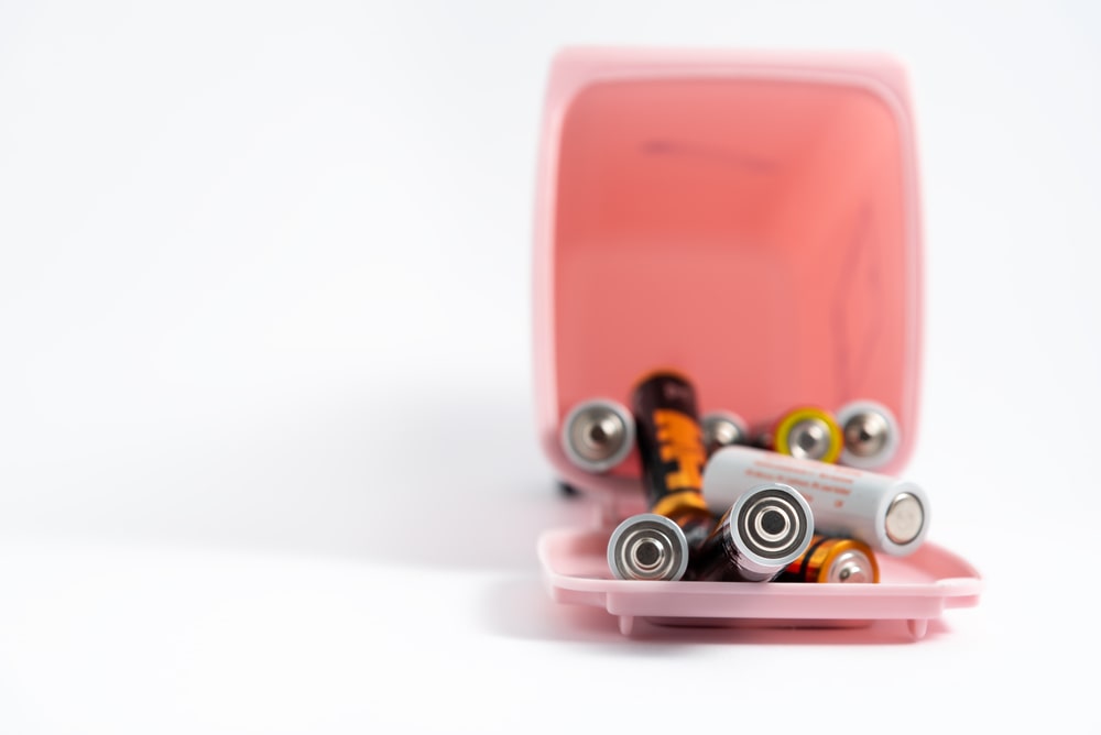 recycling old batteries