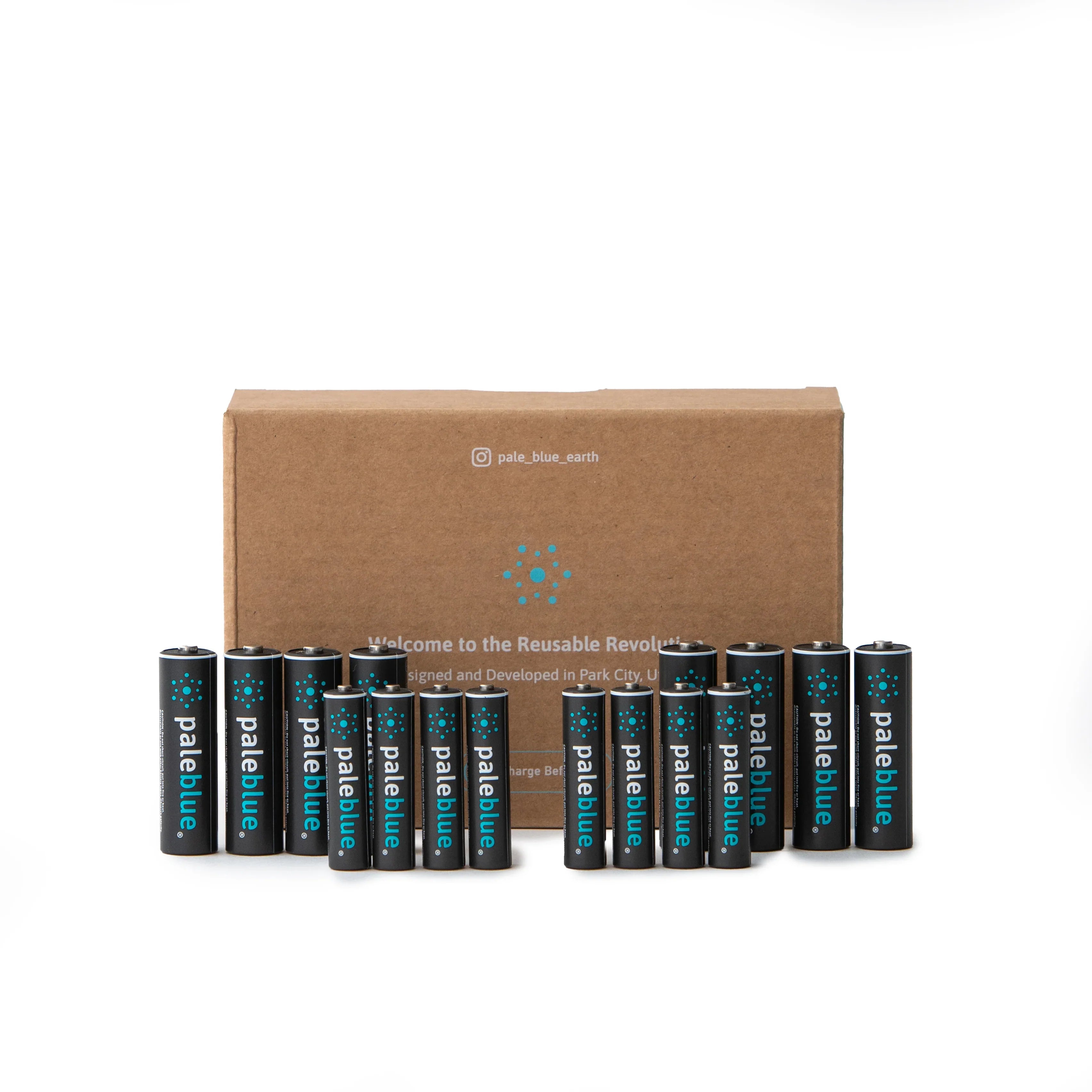 Four sets of Pale Blue batteries