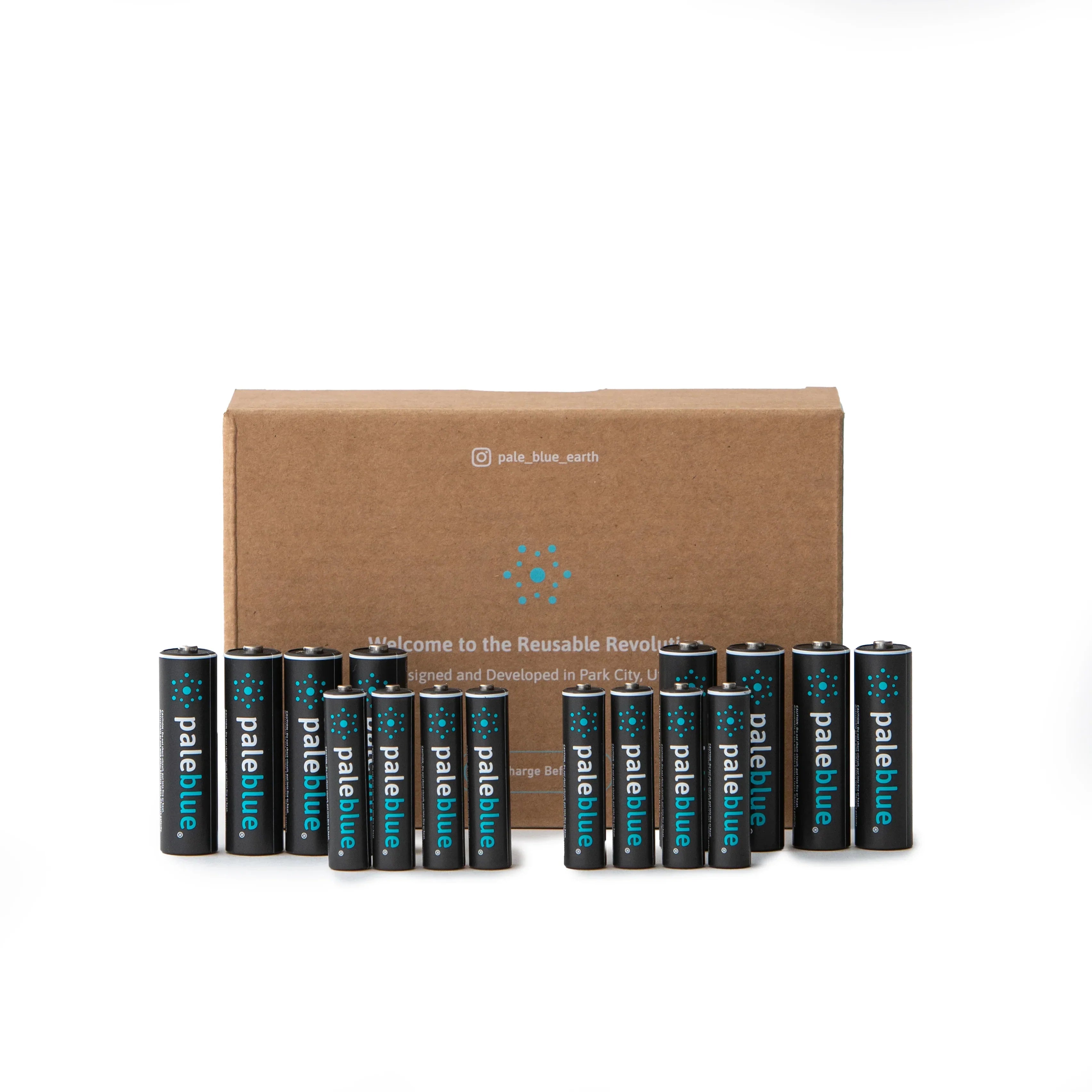 Four sets of Pale Blue batteries