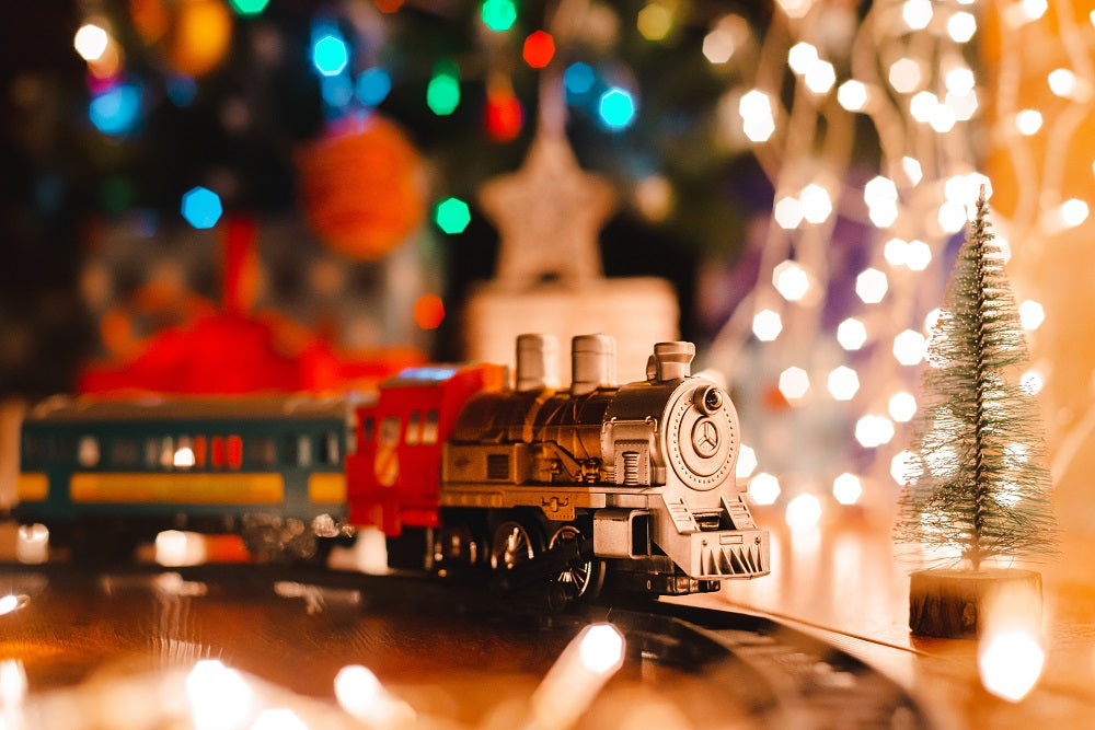 christmas toy train set