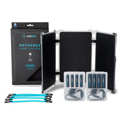 AA & AAA Solar Power Kit - USB Rechargeable Lithium Batteries | Paleblue