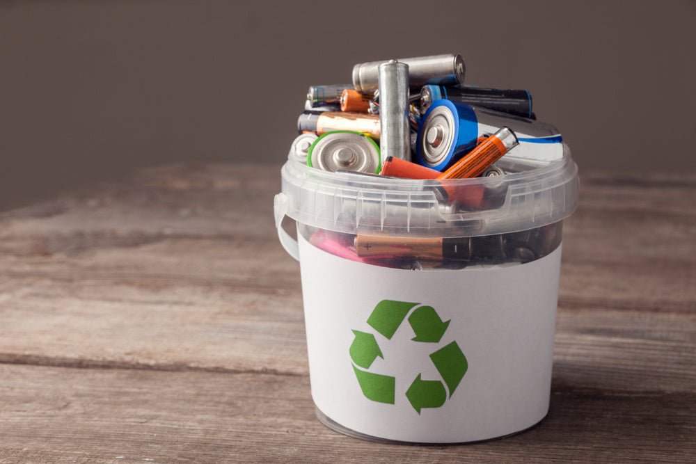 recycling batteries