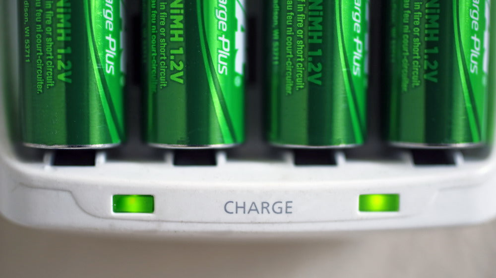 fully charged batteries