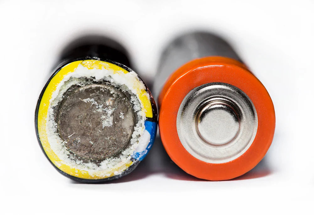Old, leaky battery