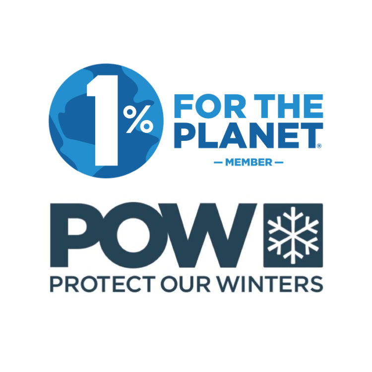 1% For The Planet member and Protect Our Winters logos