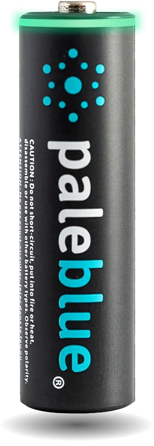 Rechargeable D Batteries with USB-C | Paleblue