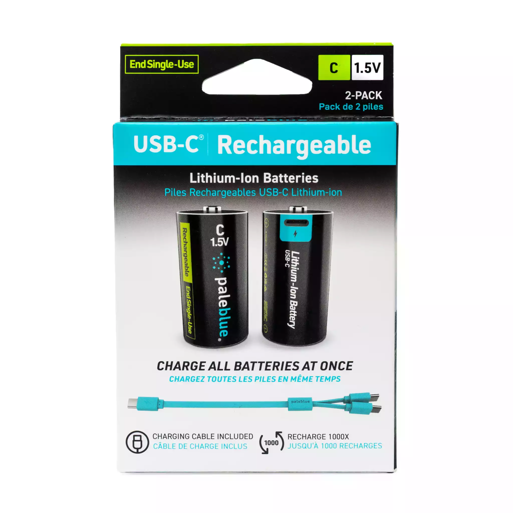 Voyager C USB-C Rechargeable Batteries