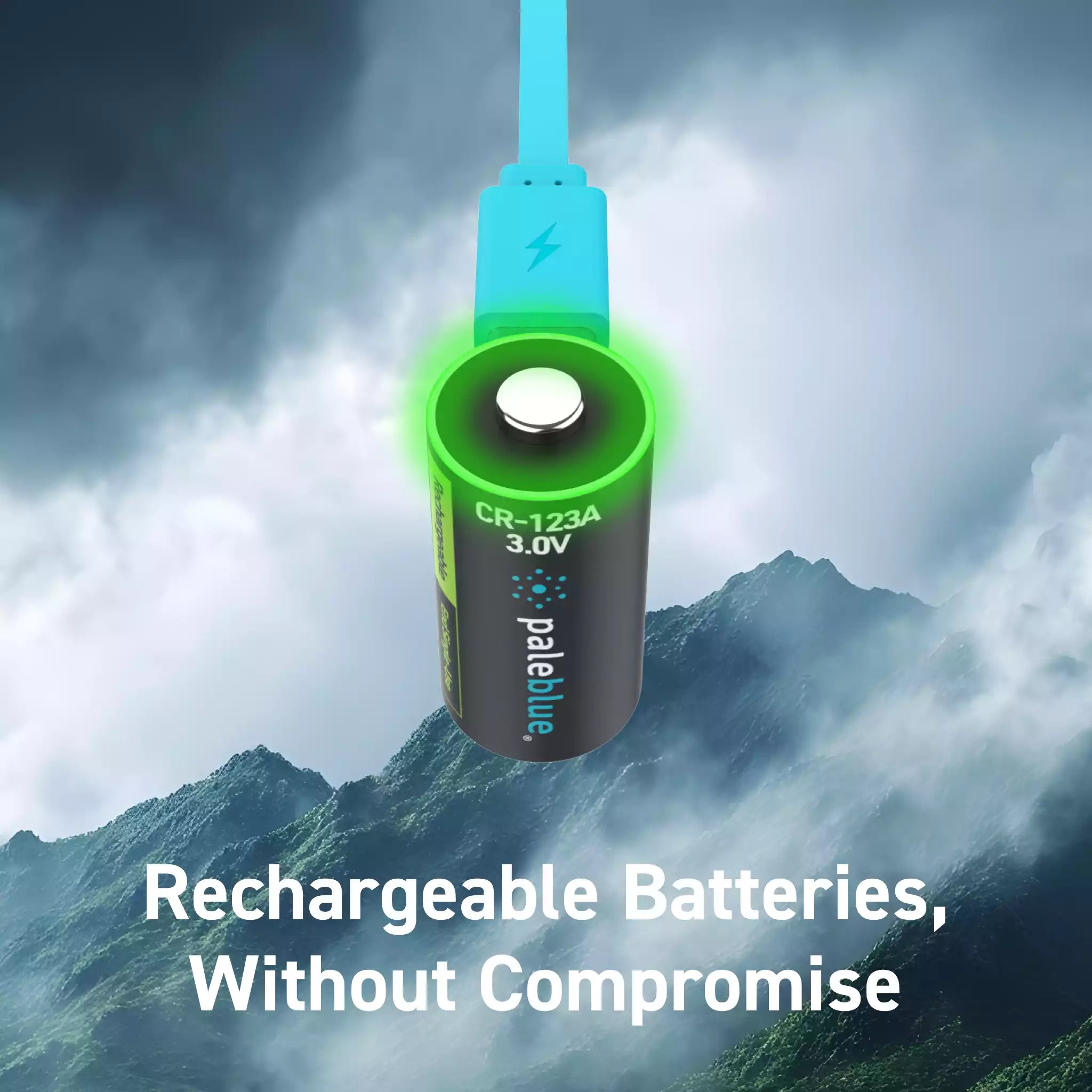 Voyager CR123A USB-C Rechargeable Batteries